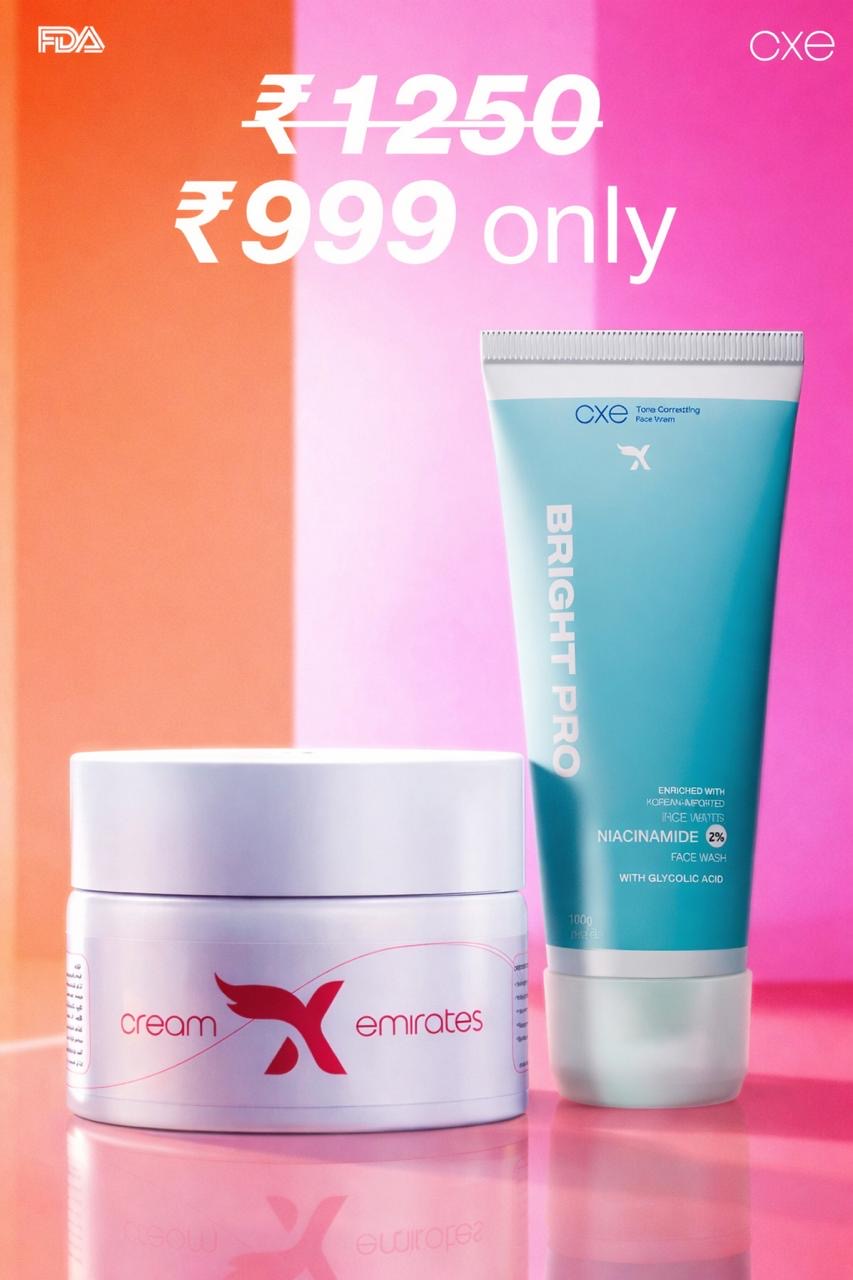Whitening cream & Bright pro facewash