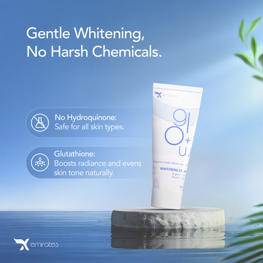 GLOW + UNDERARMS ARMPPIT ELBOWS UNDERLEGS WHITENING CREAM