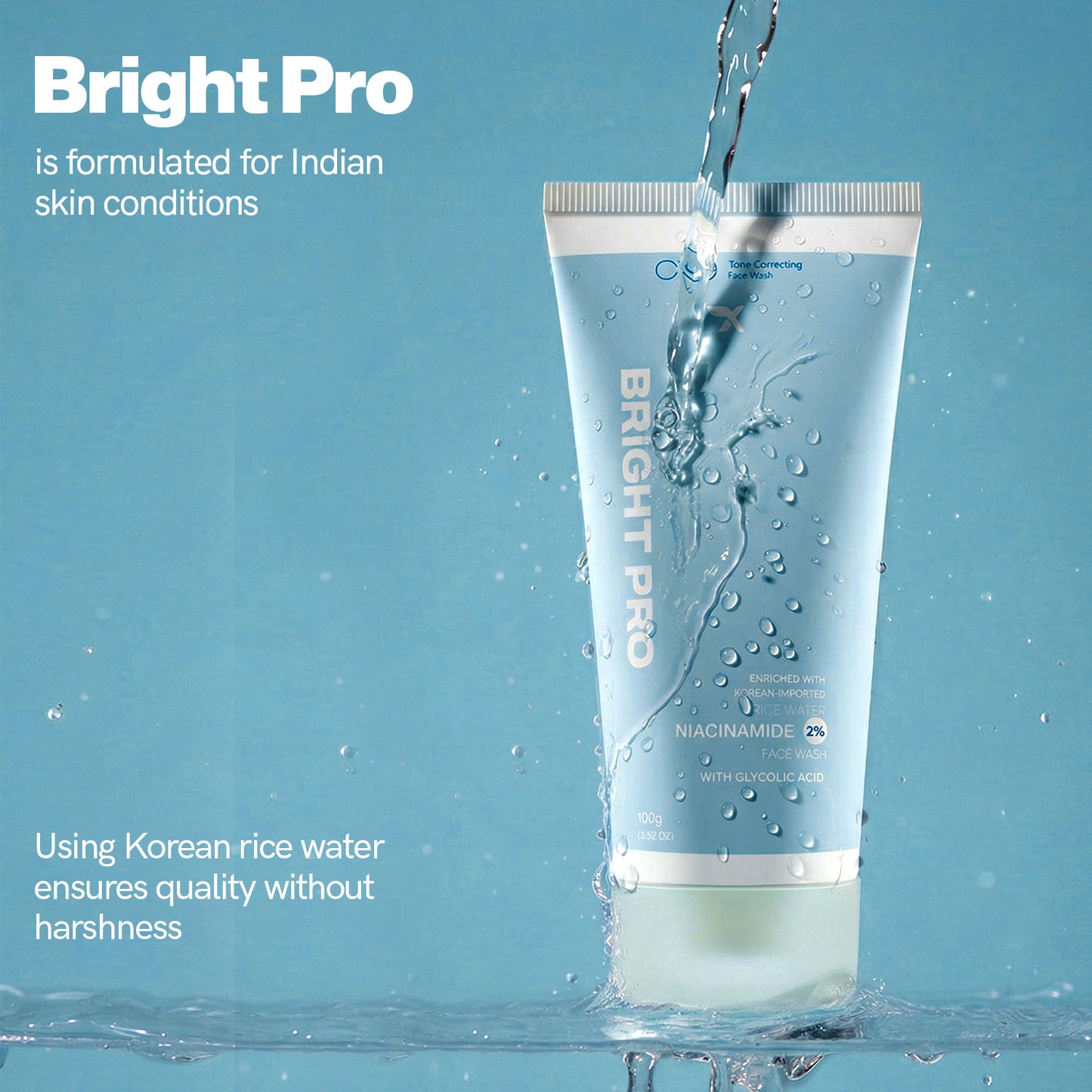 .Bright pro Rice water facewash