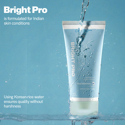 .Bright pro Rice water facewash
