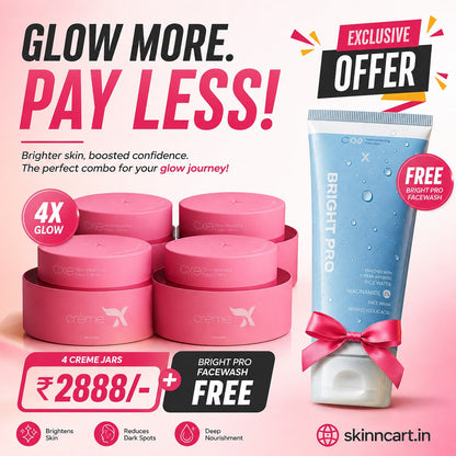 Face cream + facew wash combo