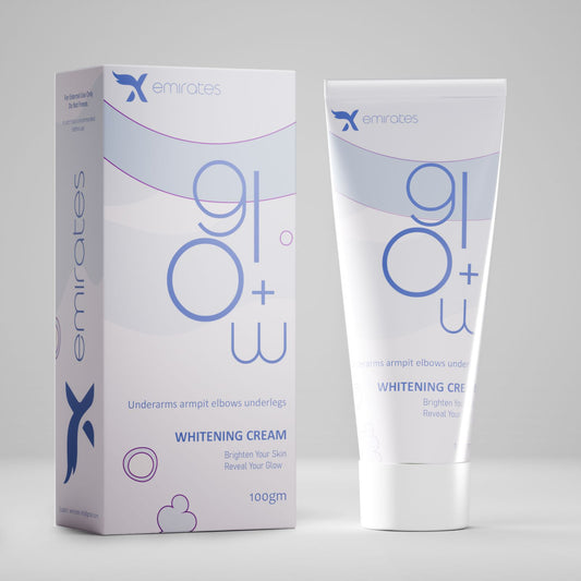 GLOW + UNDERARMS ARMPPIT ELBOWS UNDERLEGS WHITENING CREAM